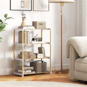 4-Tier Solid Pine Wood Shoe Rack Stackable Storage Organizer Natural Gray