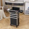 4-in-1 Aluminum Cosmetic Makeup Case Tattoo Box – Black