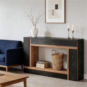 Rectangular Console Table, Sofa & Entryway Table for Hallway and Foyer
