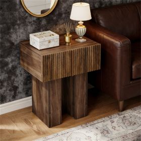 Wooden Nightstand with Drawer – Modern Bedside & End Table