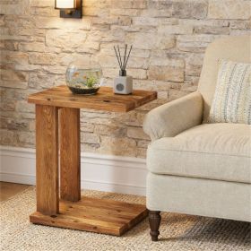 Bedside Table, Coffee Table, Sofa Side Table, C-Shaped End Table for Living Room & Bedroom