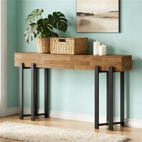 Industrial Console Table, Wooden Sofa Table, Hallway Table, Buffet & Office Display Rack