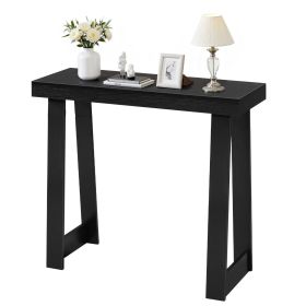 VEVOR 36 in Console Table, Modern Desk Behind the Couch, Wooden Rectangle Entrance Desk, Narrow Long Sofa Table Accent Stand, Ideal for Hallway