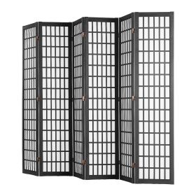 VEVOR 6 Panel Japanese Folding Room Divider Privacy Screen