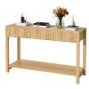 VEVOR Farmhouse Console Table with Drawers and Bottom Storage Shelf – 47 Inch