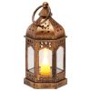 VEVOR Decorative LED Candle Lanterns Set of 12, Flameless Electric with Glass