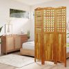 3-Panel Room Divider 47.8"x0.8"x70.9" Solid Wood Acacia Screen