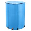 100-Gallon Folding Rain Barrel Water Collector – Blue
