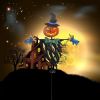 Waterproof Solar-Powered Halloween Scarecrow Stake Light for Garden, Yard & Lawn
