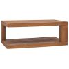 Coffee Table Solid Teak Wood – Warm Wood Tone Medium Table