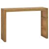 Console Table Solid Teak Wood – Industrial Rustic 43.3 x 13.8 x 29.5 in