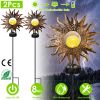 Solar Powered Sun Stake Lamp – IP54 Waterproof Decorative Garden Light