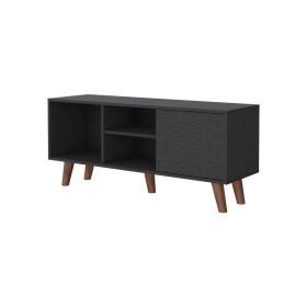 Durango 3-Shelf Bookcase with Double Door Cabinet – Tall Storage Unit