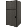 Outdoor Dark Brown Rattan Towel Rack & Storage Cabinet – Rolling Wardrobe