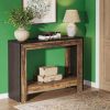 41.3" Farmhouse Console Table with Open Storage Shelves – Behind Couch Sofa Table for Living Room & Hallway