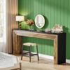 70.9 Inch Farmhouse Long Console Table – Narrow Wooden Sofa Table for Living Room