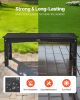 VEVOR Outdoor Bench 44.5" – Weatherproof, 600 lbs Capacity