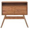 Console Table Warm Natural Solid Teak Wood – Standard