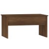Height-Adjustable Coffee Table – Brown Oak Engineered Wood