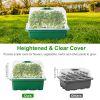 5-Pack Seed Starter Trays with Grow Light Humidity Dome – 5-Level Brightness & 4 Timer Settings for Indoor Greenhouse