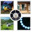 42 LED Solar Flagpole Light – Waterproof Outdoor Flag & Camping Lamp with Hook
