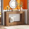 Farmhouse Console Table with Storage – Entryway Hallway Accent Sofa Table
