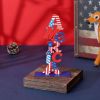 Independence Day Wooden American Pattern Ornament – Patriotic Home Decor