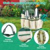 13-Piece Garden Tool Set with Aluminum Alloy Hand Tools & Carry Bag