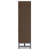 Banting 9-Cube Bookcase with Drawers – Walnut Brown & Metal Frame