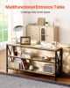 VEVOR Narrow Console Sofa Table 55" 3-Tier Entryway & Hallway Table