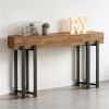 Industrial Console Table, Wooden Sofa Table, Hallway Table, Buffet & Office Display Rack