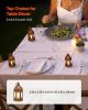 VEVOR Decorative LED Candle Lanterns Set of 12, Flameless Electric with Glass