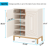 5-Tier Shoe Storage Cabinet with Doors – Modern Shoe Organizer for Entryway & Bedroom