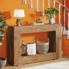 Farmhouse Console Table with Storage – Entryway Hallway Accent Sofa Table