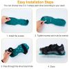 Lawn Aerator Shoes with Metal Spikes & Adjustable Straps