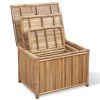 Bamboo Storage Box Set of 3 Durable Rectangular Organizer Bins