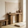 Entrance Table, Wooden Console, Foyer Table, Display Table for Entryway