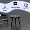 Touch-Sensitive LED Coffee Table – Modern Illuminated Side Table for Living Room or Game Room