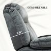 Gray Lift Recliner Chair with Massage & Heat