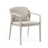 Outdoor Wicker Rattan Dining Chairs Set of 2 Patio Armchairs