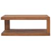 Coffee Table Solid Teak Wood – Warm Wood Tone Medium Table