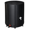 132-Gallon Folding Rain Barrel Water Collector – Black
