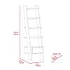 Hamburg Ladder Bookcase with Drawer – Five Open Shelves Storage Unit