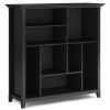 Amherst Multi-Cube Bookcase & Storage Unit – Black Solid Wood Organizer
