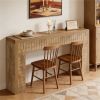 Farmhouse Console Table, Narrow Sofa Table, Long Decorative Table with Unique Surface