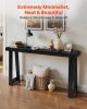 VEVOR 56" Console Table with Shelf – Modern Narrow Sofa Table for Entryway, Hallway, or Behind Couch
