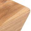 Solid Acacia Wood Coffee Table Square Natural Wood 26 Inch