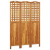 3-Panel Room Divider 47.8"x0.8"x70.9" Solid Wood Acacia Screen