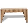 Natural Bamboo Coffee Table – Small Rectangular Eco-Friendly Table