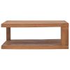 Coffee Table Solid Teak Wood – Warm Wood Tone Medium Table